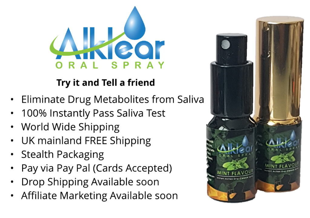 Alklear Bottles Gold and Black with bullet points of product